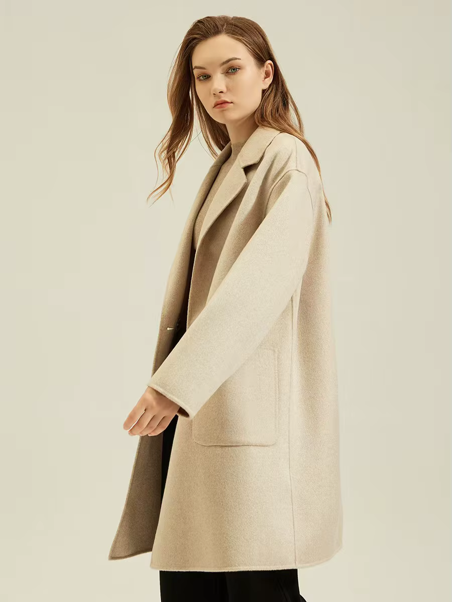 100% Cashmere Maxi Coat — detail 4